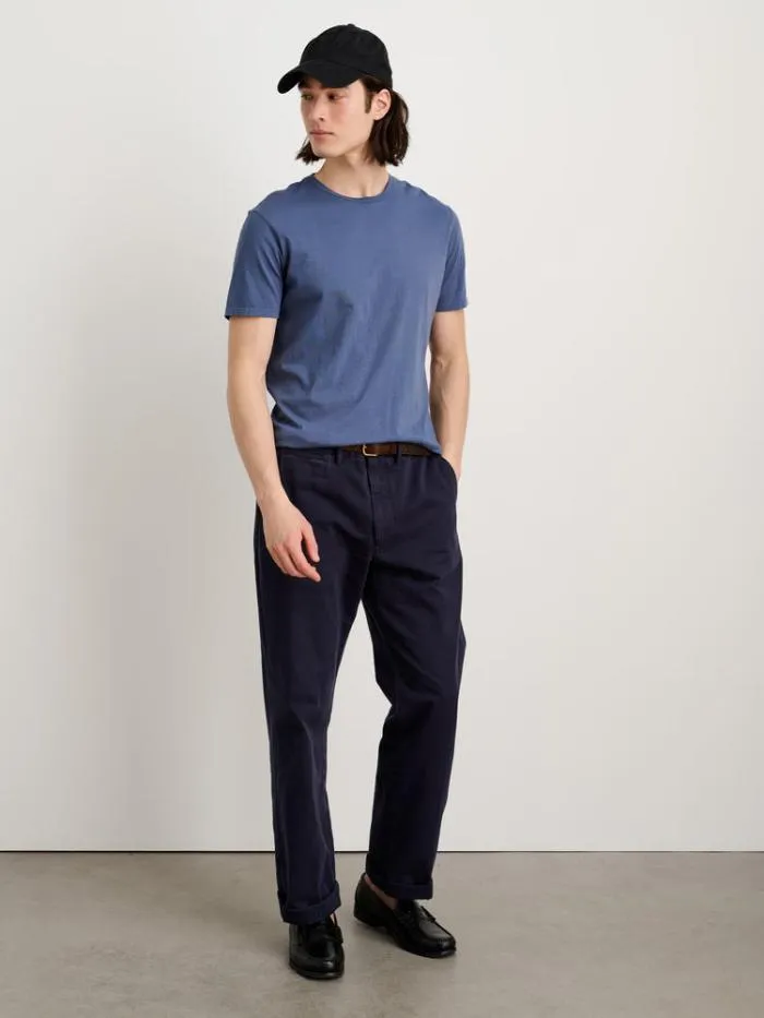 Alex Mill Pants Straight Leg Pant In Vintage Washed Chino Long Inseam Dark Navy 8211 Men