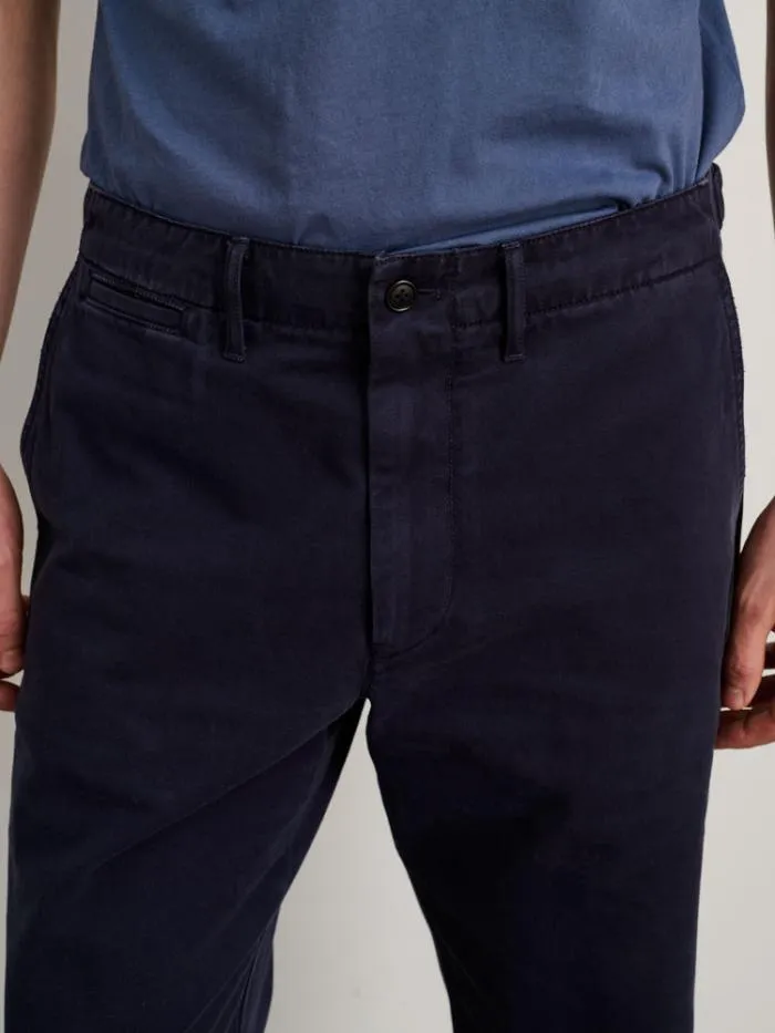 Alex Mill Pants Straight Leg Pant In Vintage Washed Chino Long Inseam Dark Navy 8211 Men