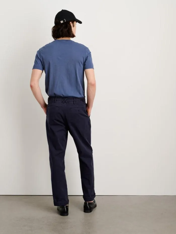 Alex Mill Pants Straight Leg Pant In Vintage Washed Chino Long Inseam Dark Navy 8211 Men