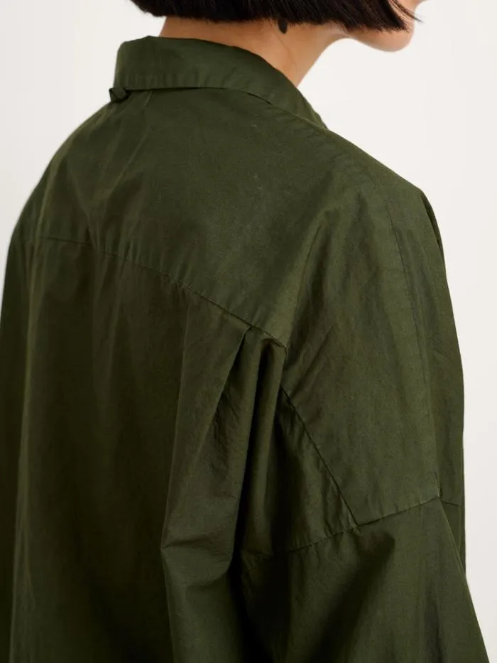 Alex Mill Shirts Tops Jo Shirt In Paper Poplin Pine Needle 8211 Women