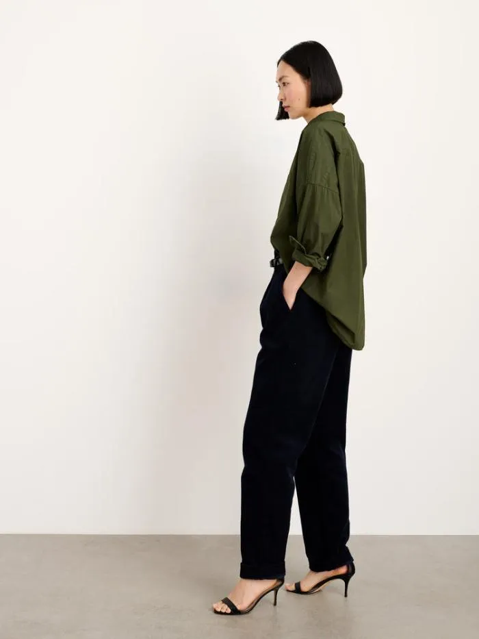 Alex Mill Shirts Tops Jo Shirt In Paper Poplin Pine Needle 8211 Women