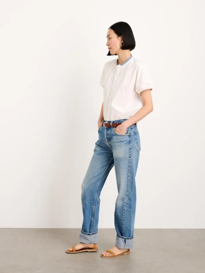 Alex Mill Shirts Tops Rework Kit Shirt In Paper Poplin 8211 Women