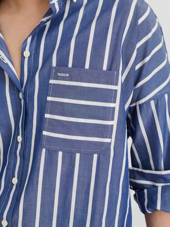 Alex Mill Shirts Tops Rework Standard Shirt In Wide Stripe 8211 Women