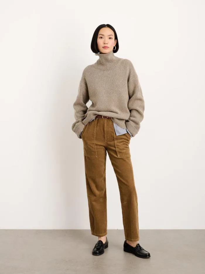 Alex Mill Sweaters Betty Turtleneck In Wool Walnut 8211 Women