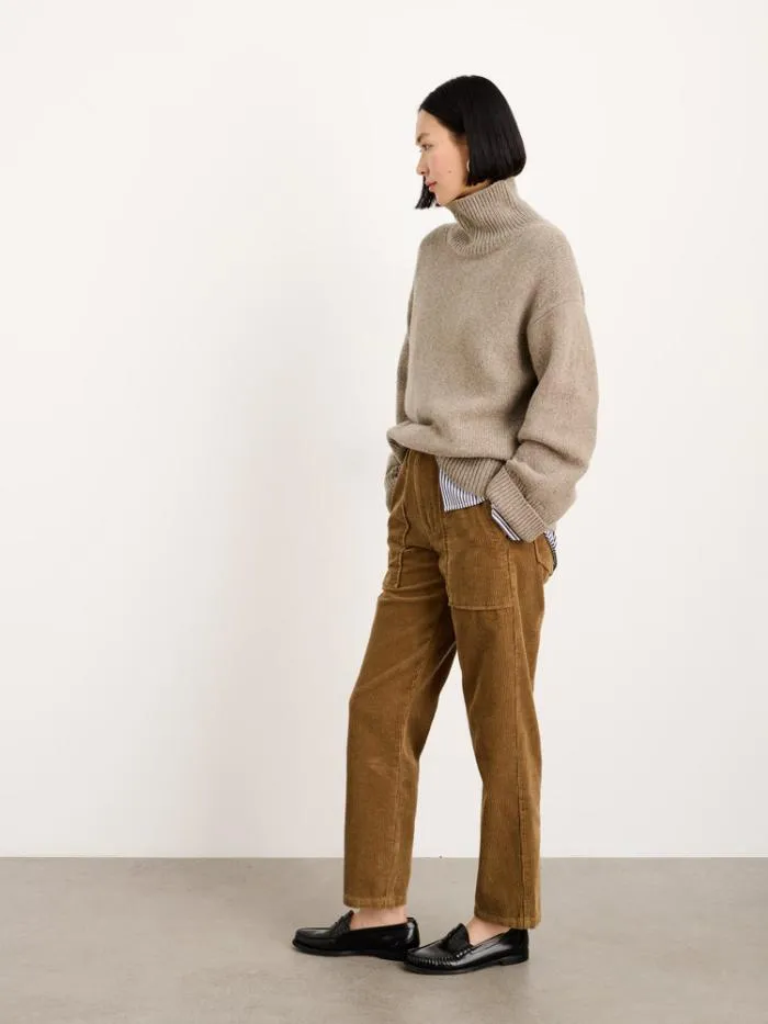Alex Mill Sweaters Betty Turtleneck In Wool Walnut 8211 Women
