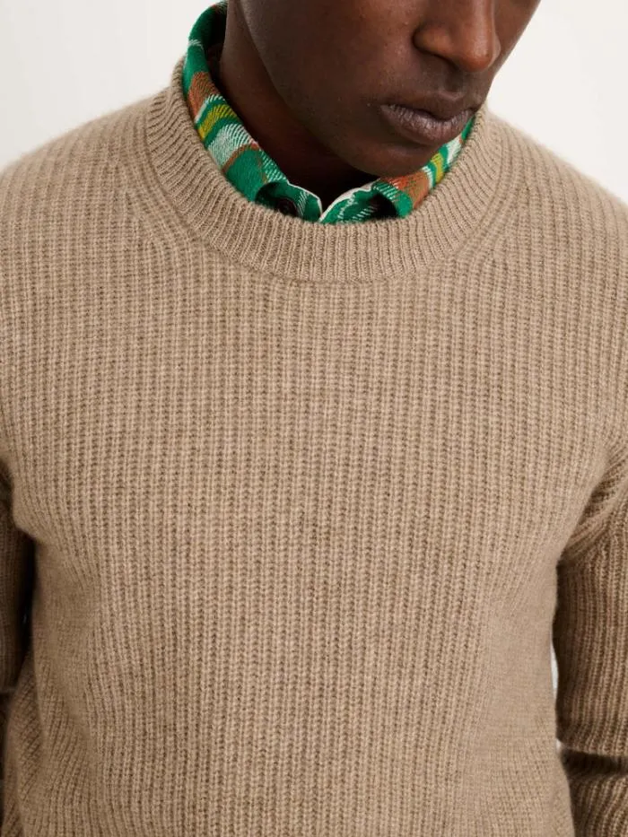 Alex Mill Sweaters Sweatshirts Jordan Sweater In Washed Cashmere Taupe 8211 Men