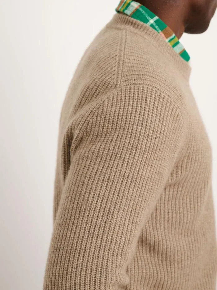 Alex Mill Sweaters Sweatshirts Jordan Sweater In Washed Cashmere Taupe 8211 Men