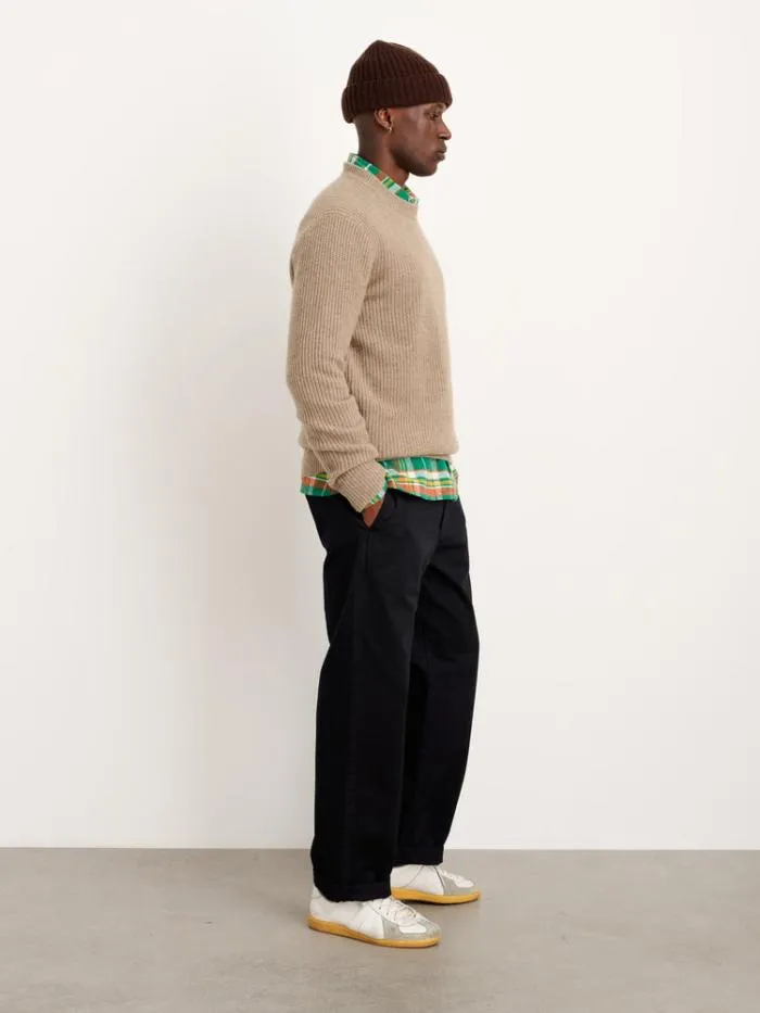Alex Mill Sweaters Sweatshirts Jordan Sweater In Washed Cashmere Taupe 8211 Men