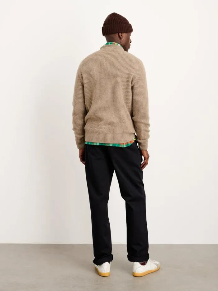 Alex Mill Sweaters Sweatshirts Jordan Sweater In Washed Cashmere Taupe 8211 Men