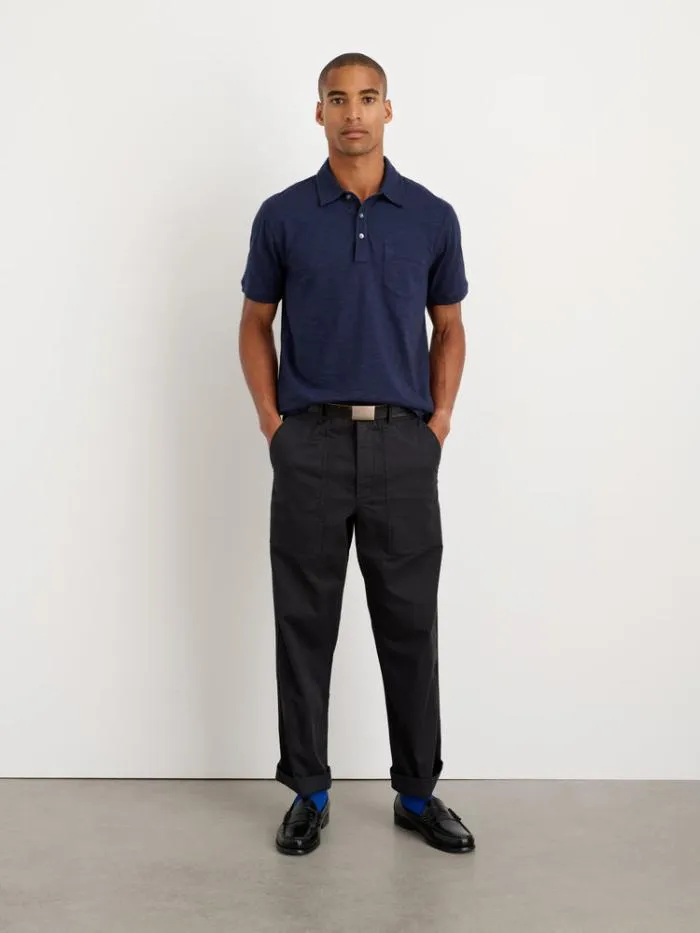 Alex Mill Tees Polos Standard Slub Cotton Polo Navy 8211 Men