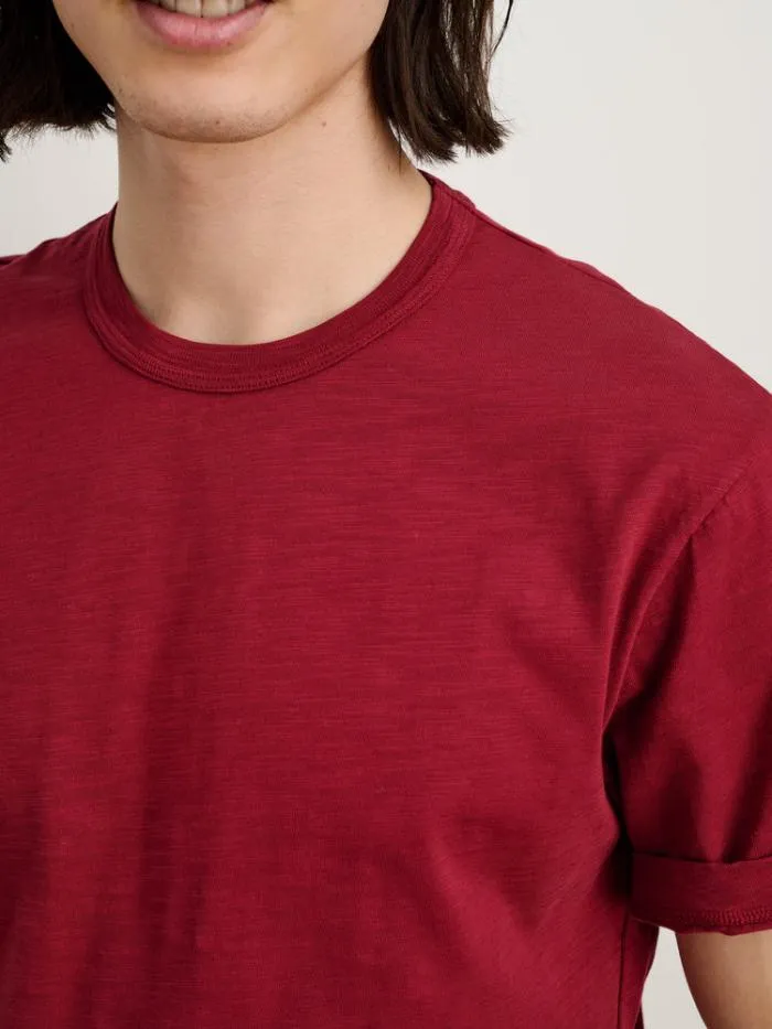 Alex Mill Tees Polos Standard T Shirt In Slub Cotton Fire Brick 8211 Men