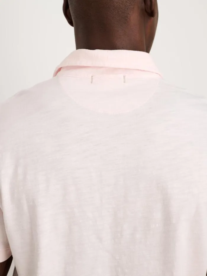 Alex Mill Tees Polos The Standard Polo In Slub Cotton Rose Water 8211 Men