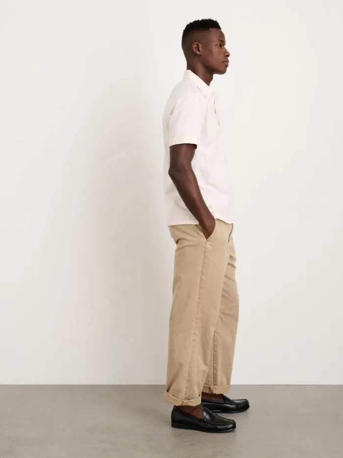 Alex Mill Tees Polos The Standard Polo In Slub Cotton Rose Water 8211 Men