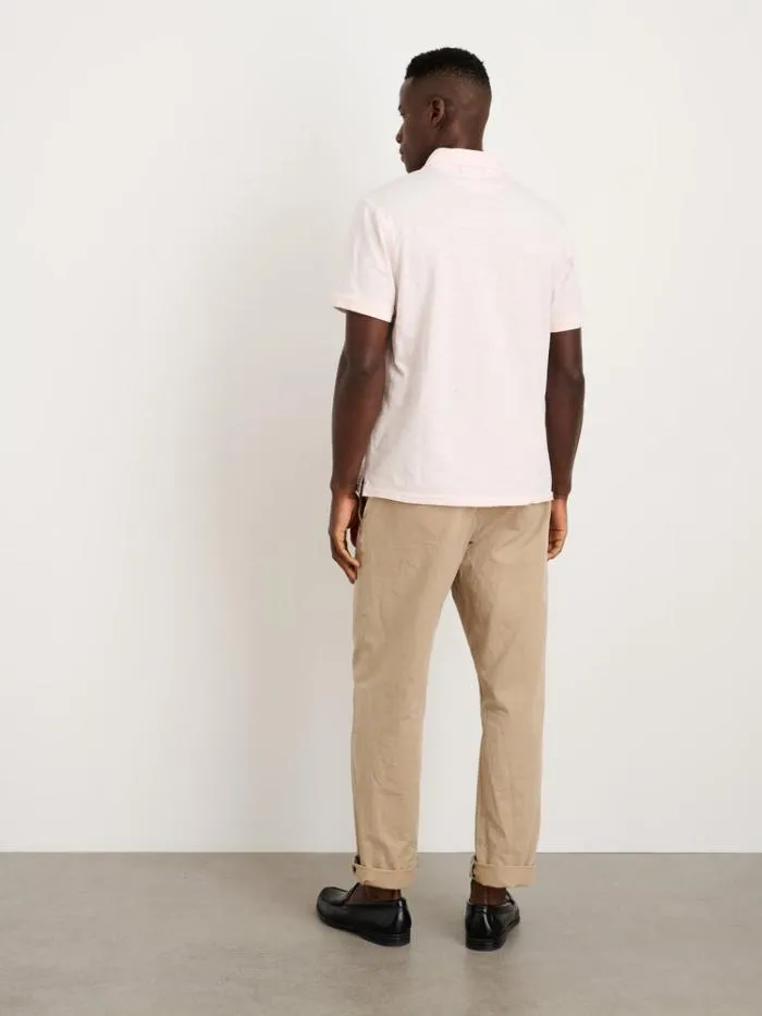Alex Mill Tees Polos The Standard Polo In Slub Cotton Rose Water 8211 Men
