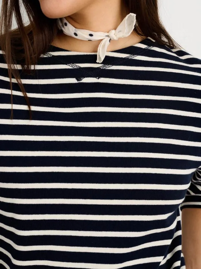 Alex Mill Tees Tanks Lakeside Striped Tee Dark Navynatural 8211 Women