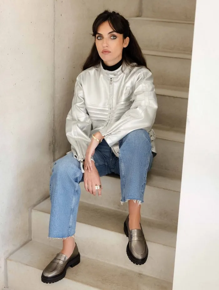 Amalia Cosmic Silver Women Bobbies Loafers and Derbies Amalia Cosmic Silver Women Bobbies Loafers and Derbies