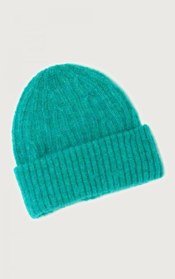 American Vintage Beanies and Caps WomenMen Beanie East Melange Duck Blue