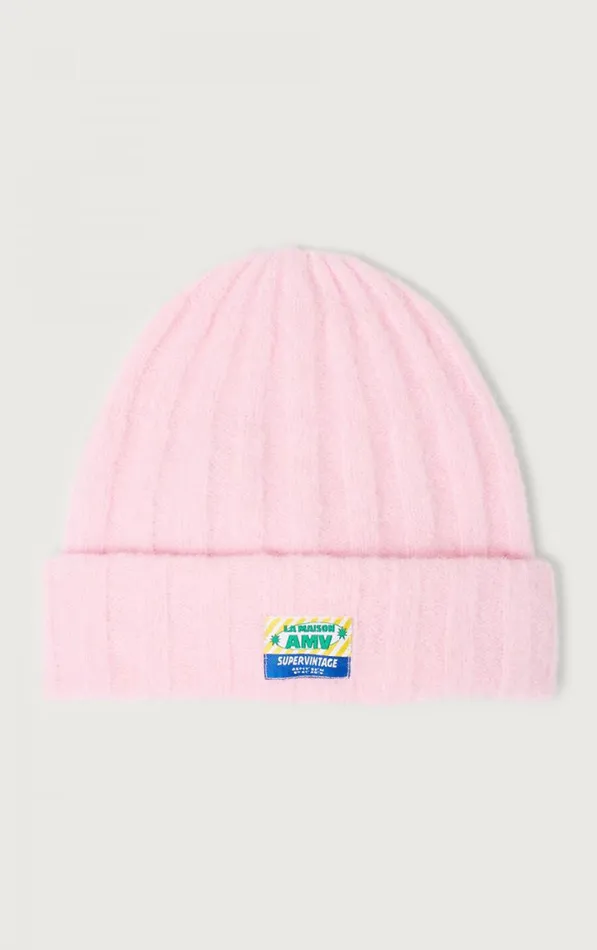 American Vintage Beanies and Caps WomenMen Beanie Vitow Melange Sugared Almond