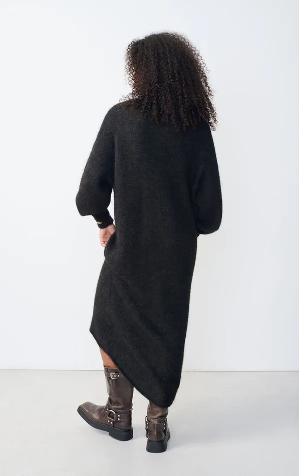 American Vintage Dresses Women Dress Nuny Melange Charcoal
