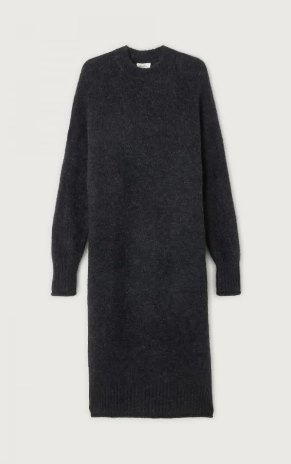 American Vintage Dresses Women Dress Nuny Melange Charcoal