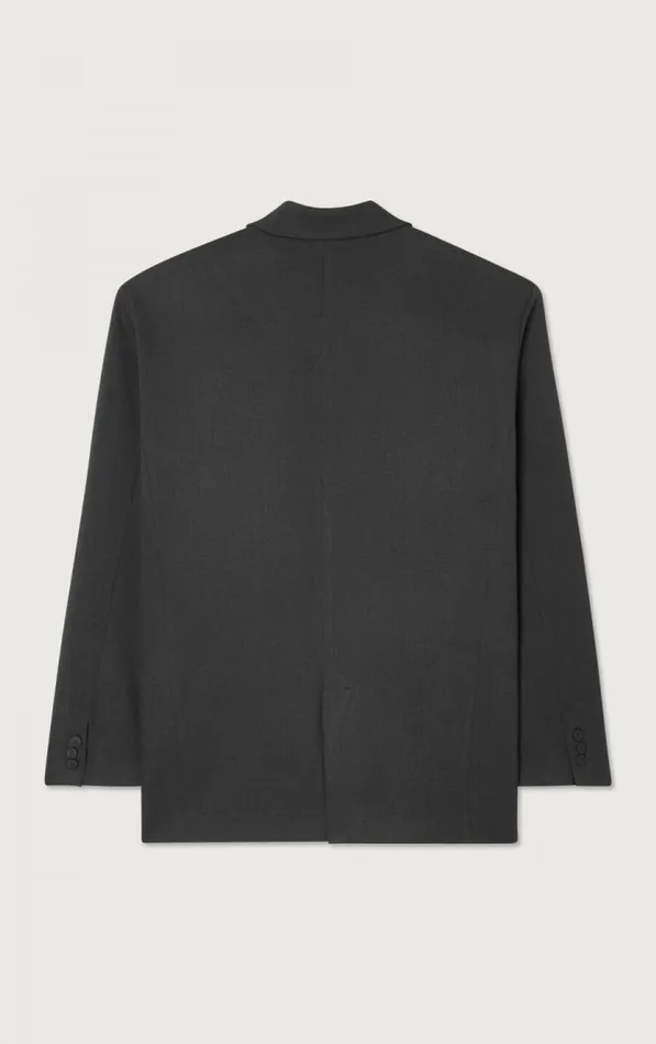 American Vintage Jackets and Blazers Men Blazer Pukstreet Carbon Melange American Vintage Jackets and Blazers Men Blazer Pukstreet Carbon Melange