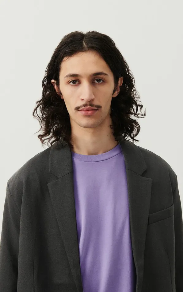 American Vintage Jackets and Blazers Men Blazer Pukstreet Carbon Melange American Vintage Jackets and Blazers Men Blazer Pukstreet Carbon Melange