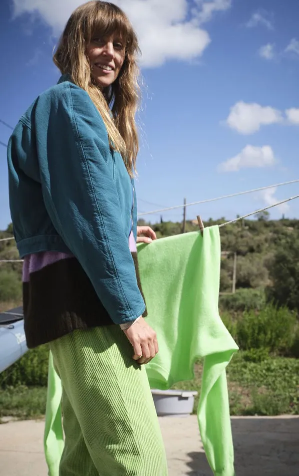 American Vintage Jackets and Blazers Women Jacket Nyolow Overdyed Emerald