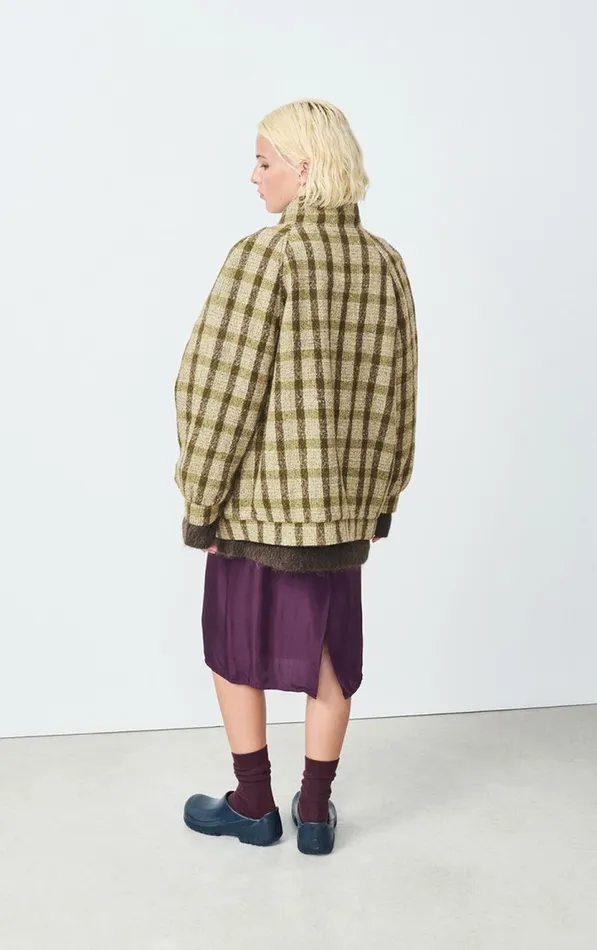 American Vintage Jackets and Blazers Women Jacket Tursburg Lizard Tartan American Vintage Jackets and Blazers Women Jacket Tursburg Lizard Tartan