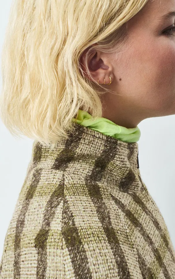 American Vintage Jackets and Blazers Women Jacket Tursburg Lizard Tartan American Vintage Jackets and Blazers Women Jacket Tursburg Lizard Tartan