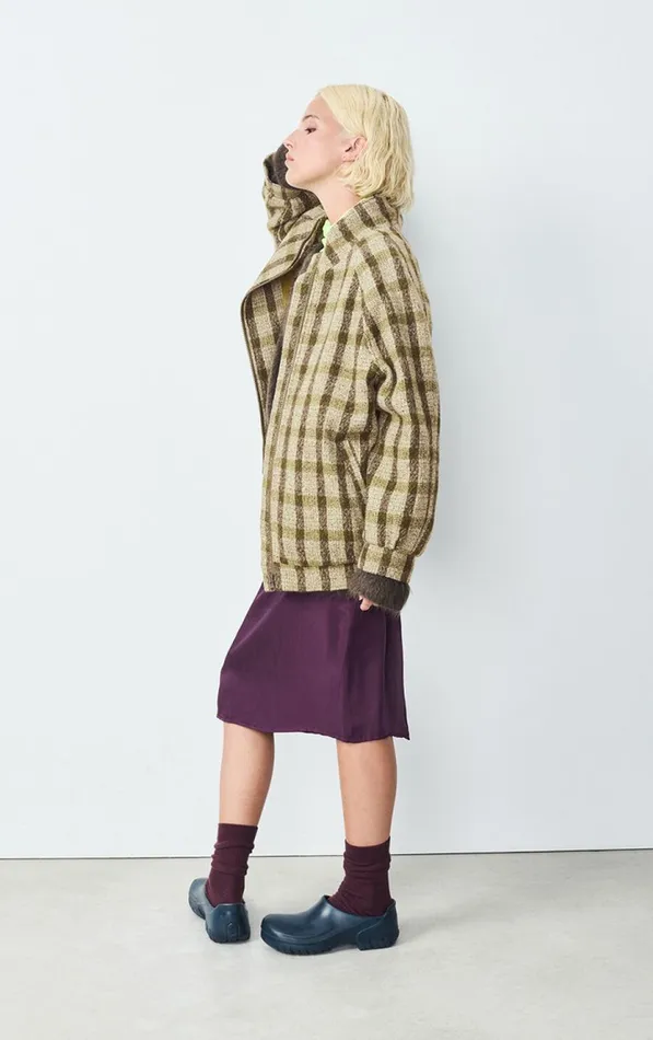 American Vintage Jackets and Blazers Women Jacket Tursburg Lizard Tartan American Vintage Jackets and Blazers Women Jacket Tursburg Lizard Tartan