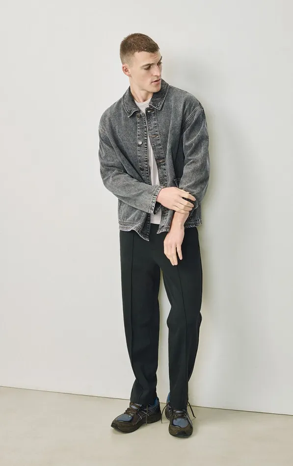 American Vintage Jackets and Blazers WomenMen Jacket Yopday Salt And Pepper American Vintage Jackets and Blazers WomenMen Jacket Yopday Salt And Pepper