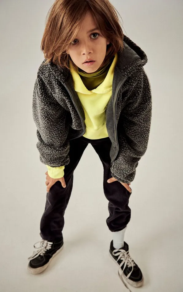 American Vintage Jackets and Coats Kids Jacket Hoktown Melange Charcoal