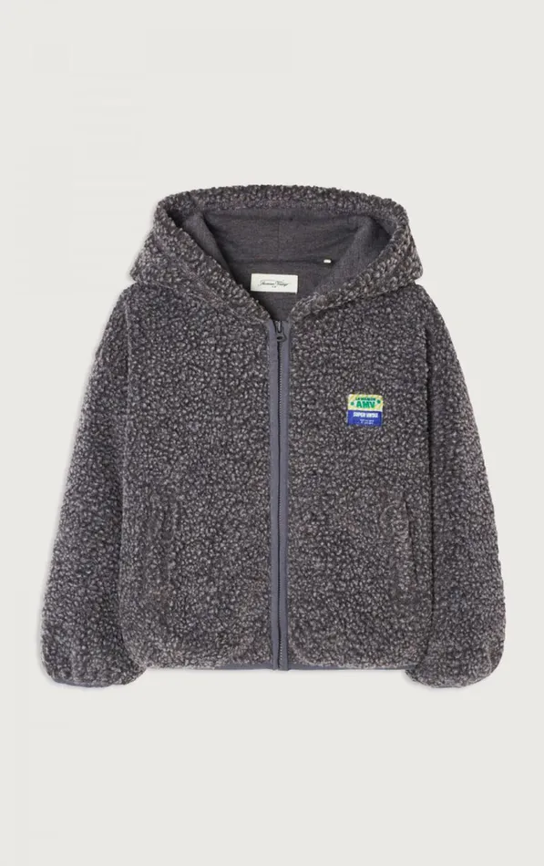 American Vintage Jackets and Coats Kids Jacket Hoktown Melange Charcoal