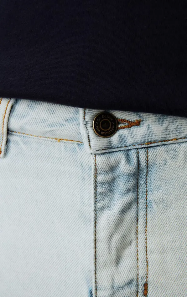American Vintage Jeans Men Carrot Jeans Joybird Winter Bleached