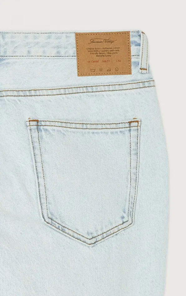 American Vintage Jeans Men Carrot Jeans Joybird Winter Bleached
