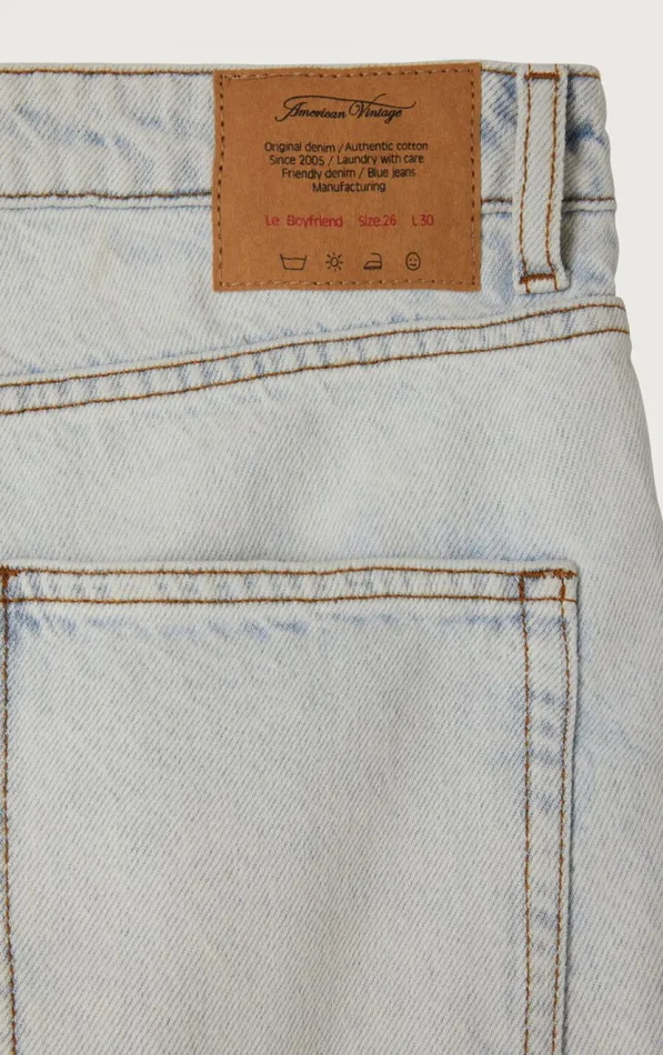 American Vintage Jeans Women Boyfriend Jeans Joybird Winter Bleached American Vintage Jeans Women Boyfriend Jeans Joybird Winter Bleached
