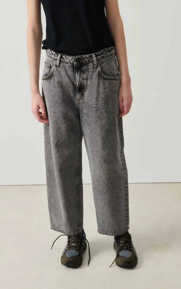 American Vintage Jeans Women Boyfriend Jeans Yopday Salt And Pepper