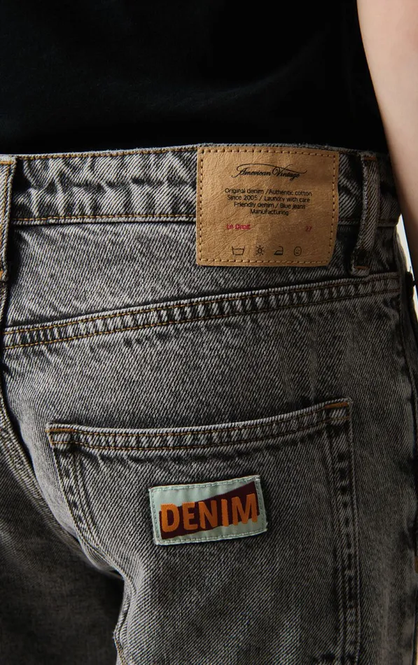 American Vintage Jeans Women Boyfriend Jeans Yopday Salt And Pepper