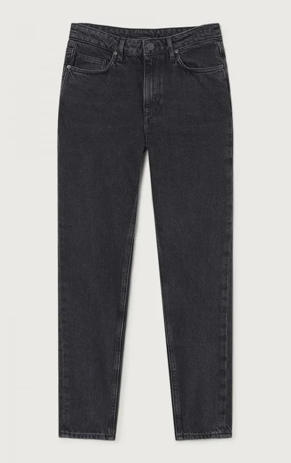 American Vintage Jeans Women Fitted Jeans Yopday Black Salt And Pepper American Vintage Jeans Women Fitted Jeans Yopday Black Salt And Pepper