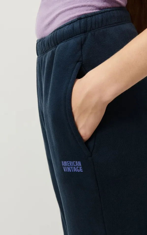 American Vintage Joggers and Leggings Women Joggers Izubird Vintage Navy American Vintage Joggers and Leggings Women Joggers Izubird Vintage Navy