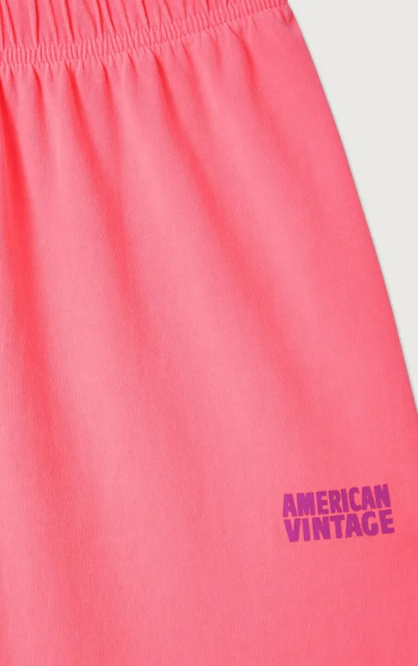 American Vintage Joggers and Leggings Women Joggers Pymaz Fluorescent Hortensia American Vintage Joggers and Leggings Women Joggers Pymaz Fluorescent Hortensia
