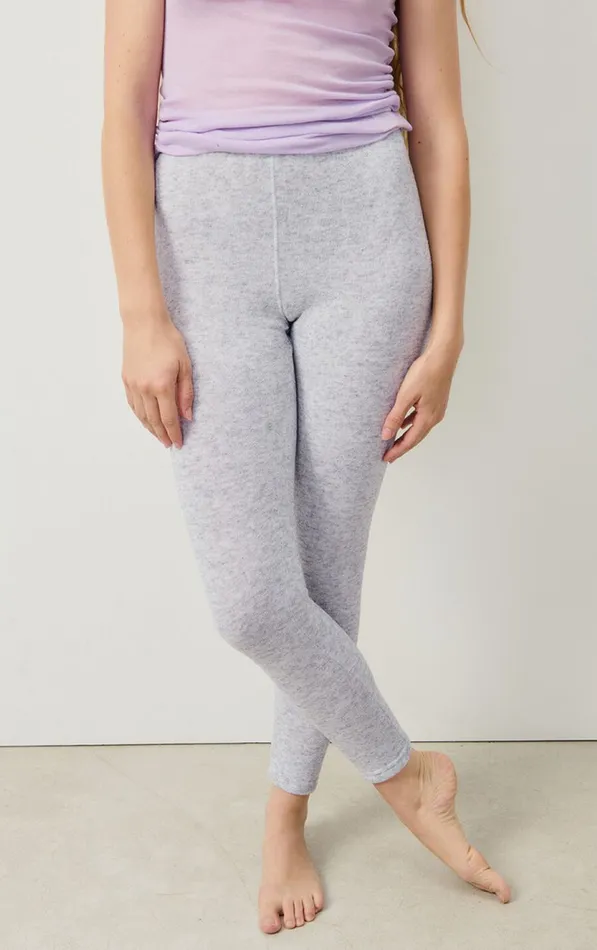 American Vintage Joggers and Leggings Women Leggings Evona Melange Light Grey