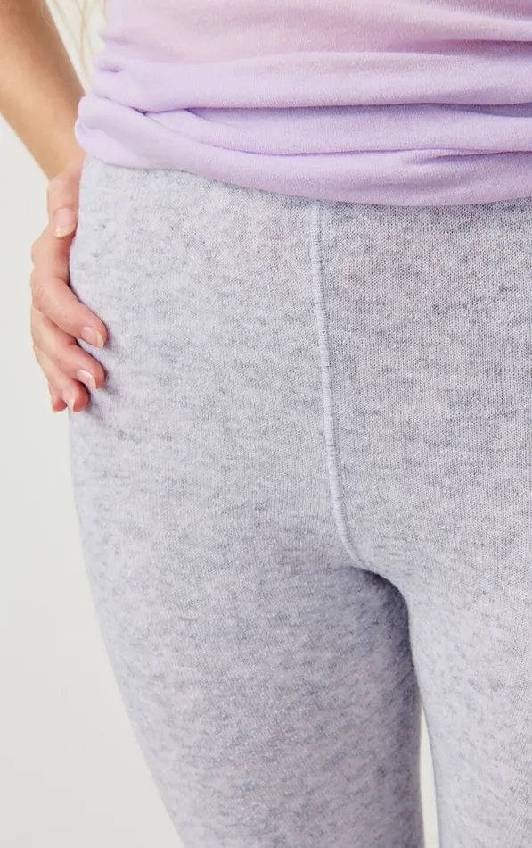 American Vintage Joggers and Leggings Women Leggings Evona Melange Light Grey American Vintage Joggers and Leggings Women Leggings Evona Melange Light Grey