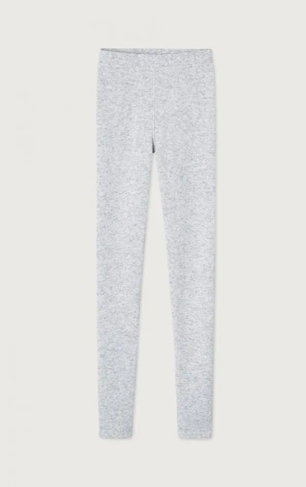 American Vintage Joggers and Leggings Women Leggings Evona Melange Light Grey American Vintage Joggers and Leggings Women Leggings Evona Melange Light Grey