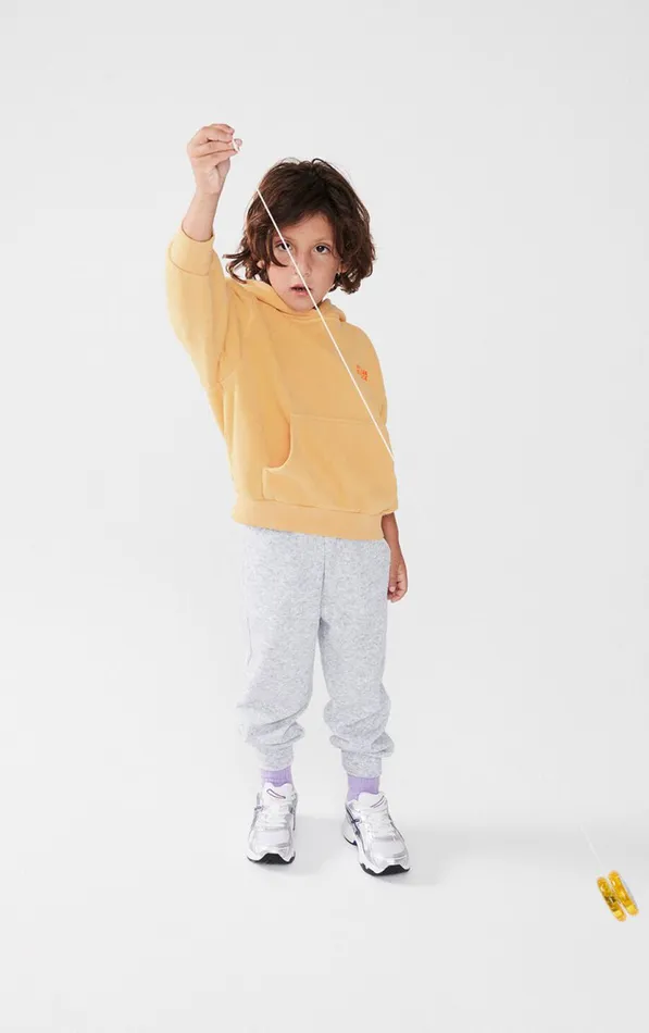 American Vintage Joggers Kids Joggers Evona Melange Light Grey American Vintage Joggers Kids Joggers Evona Melange Light Grey