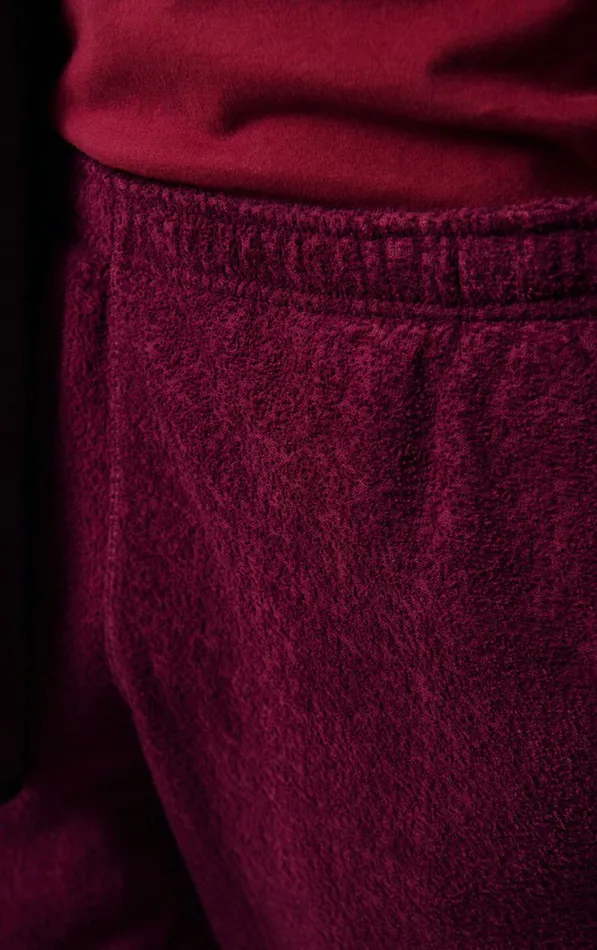 American Vintage Joggers Men Joggers Bobypark Burgundy