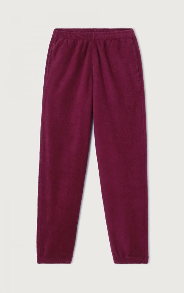 American Vintage Joggers Men Joggers Bobypark Burgundy