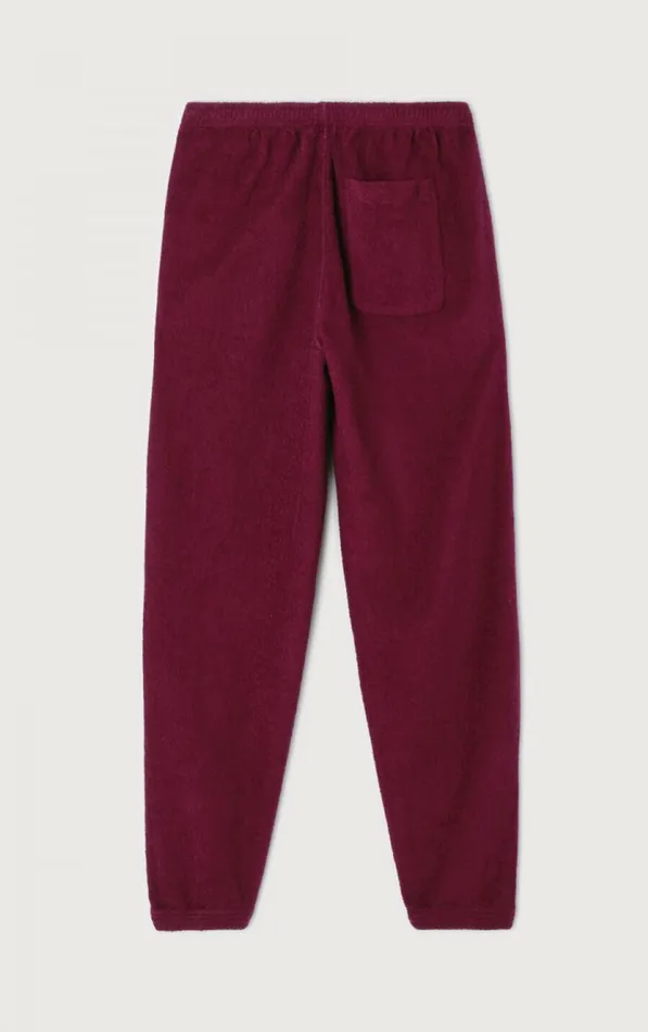 American Vintage Joggers Men Joggers Bobypark Burgundy
