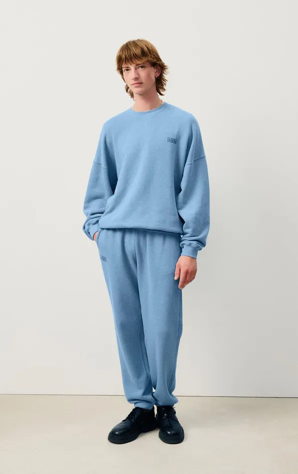 American Vintage Joggers Men Joggers Doven Overdyed Sky American Vintage Joggers Men Joggers Doven Overdyed Sky