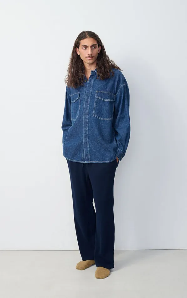 American Vintage Joggers Men Joggers Ryvy Navy American Vintage Joggers Men Joggers Ryvy Navy
